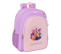 K-POP Demon Hunters - ICONIC - Mochila Escolar Niño, Mochila Niño, Mochila Infantil, Adaptable a Carro, Ideal para Niños en Edad Escolar, Cómoda y Versátil, Resistencia, 33x14x42 cm