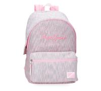 Pepe Jeans Mochila escolar Miri Rosa 31x44x17,5 cm Poliéster 22,79 L