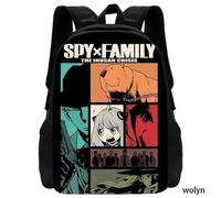 Mochila escolar de espías, mochila de anime de dibujos animados, mochila familiar, mochila escolar ligera,