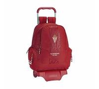 Mochila Escolar de Real Sporting de Gijón Oficial con Carro Safta 905