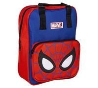 Mochila Escolar de Spiderman - Cierre de Cremallera - 23 x 31 x 9 cm - Mochila Infantil con Bolsillo Delantero - Asas Acolchadas y Pequeñas Asas Superiores - Producto Original Diseñado en España