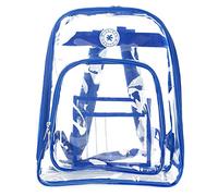 Mochila escolar de uso rudo transparente, bolsa de libros