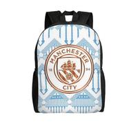 Mochila escolar del Manchester City con dibujos animados, mochila de moda para niños, mochila de estudiante,