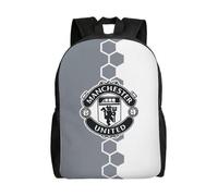 Mochila escolar del Manchester United con dibujos animados, mochila de moda para niños, mochila de estudiante,