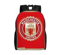 Mochila escolar del Manchester United con dibujos animados, mochila de moda para niños, mochila de viaje