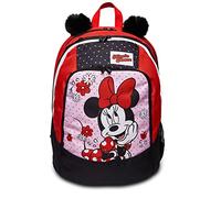 Seven Mochila escolar doble compartimiento - MINNIE M IS FOR MOUSE, multicolor - Bolsillo lateral porta botellas, bolsillo porta PC - Mochila escolar para niña, multicolor, Talla única, Escuela
