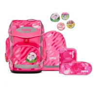 Mochila escolar Ergobag Cubo «Oso Detective» - Los Tres Investigadores Infantiles (5 piezas)