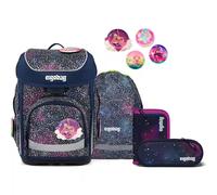 ergobag Cubo Set Mochila Escolar ergonómica clásica, Set de 5 Piezas para Primer Curso de Primaria