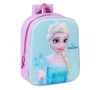 Mochila Escolar FROZEN 3D, Guardería 27 cm.