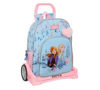 Mochila Escolar FROZEN Ice Magic, Grande 42 cm. Con Carro EVOLUTION