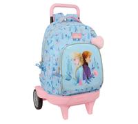 Mochila Escolar FROZEN Ice Magic, Grande 45 cm. Con Carro Compact