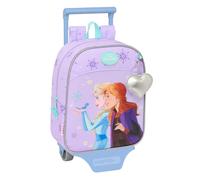Safta FROZEN SPIRIT - Mochila Guardería con Carro, Ideal para Niños de Diferentes Edades, Cómoda y Versátil, Calidad y Resistencia, 22x10x27 cm
