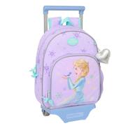 Safta FROZEN SPIRIT - Mochila Infantil con Carro 705, Ideal para Niños de Diferentes Edades, Cómoda y Versátil, Calidad y Resistencia, 28x10x34 cm