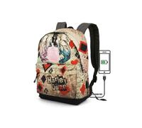 Mochila escolar Harley Quinn 42x30x20 cm Beige Primario