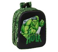 Safta Mochila Escolar HULK 3D Guardería 27 cm