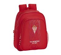 Mochila Escolar SPORTING GIJÓN Corporativa, Infantil 33 cm. Adaptable