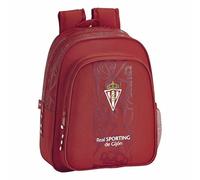 Mochila Escolar SPORTING GIJÓN Corporativa, Infantil 33 cm. Adaptable
