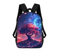 Mochila Escolar Infantil Impresa En 3D Cosmic Tree of Life Space Planets Nature Landscape Mochila De Viaje De Alta Capacidad Para Libros Mochilas De Moda Para Niños Mochila Escolar Informal 17inch