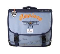 Mochila escolar infantil Pol Fox Airplane 35 cm