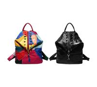 Mochila Escolar Juvenil Mochila De Viaje Antirrobo Casual Y Bolsa Escolar | Cuero Antirrobo Casual Cartera Mano Viaje Cartera de Casual para Escuela Mujeres Hombres Jóvenes
