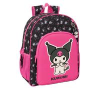 Mochila Escolar KUROMI, Grande 42 cm. Adaptable