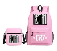 Mochila escolar ligera de 3 piezas con bandolera y estuche, para adolescentes(B1)