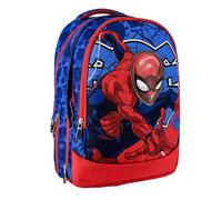 Mochila Escolar Mediana 41 Cm Spiderman Medidas 31.0x14.0x41.0 cm para Niñ@s con Asas Ajustables y Ergonómica | Mochila Infantil Comodidad y Ajuste con Espacio, Material Resistente y Fácil de Limpiar