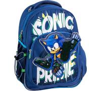 Mochila Escolar Mediana 42 Cm Sonic Prime Medidas 32.0x42.0x20.0 cm para Niñ@s con Asas Ajustables y Ergonómica | Mochila Infantil Comodidad y Ajuste Espacio, Material Resistente y Fácil de Limpiar