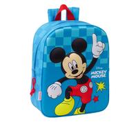 Mochila Escolar MICKEY MOUSE 3D, Guardería 27 cm.