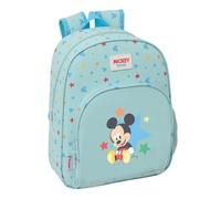 MICKEY MOUSE BABY - Mochila Infantil, Ideal para Niños de Diferentes Edades, Cómoda y Versátil, Calidad y Resistencia, 28x10x34 cm