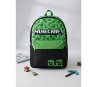 Mochila Escolar Minecraft 28x30 cm Infantil - Creeper, e