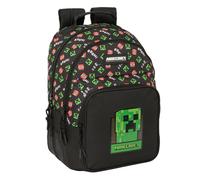 Mochila Escolar MINECRAFT Boom, Grande 42 cm. Adaptable