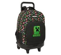 Mochila Escolar MINECRAFT Boom, Grande 45 cm. Con Carro