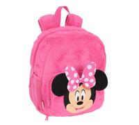 Mochila Escolar MINNIE MOUSE, Guardería Peluche 27 cm.