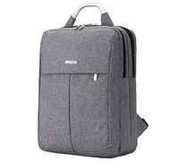 Mochila Escolar, Mochila de Negocios de 14 Pulgadas, Mochila de Viaje con Bolsillo Mochila Portátil para Hombres Impermeable,Gris 2,14 Pulgada