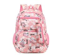 mochila escolar Mochila for portátil for niños, escuela primaria, secundaria, universidad, antirrobo, mochila de viaje, mochilas grandes for adolescentes, niñas, niños y estudiantes. portatil(Rose)