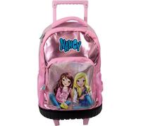 Nancy - Mochila Carro Escolar Premium para niños y niñas a Partir de 3 años (Famosa 700016027), Rosa