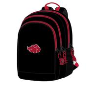 Toy Bags Mochila escolar Naruto Cloud – Doble compartimento, bolsillo frontal, portaordenador 19×31×42 cm