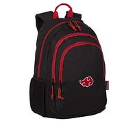 Toy Bags Mochila escolar Naruto Cloud – Doble compartimento, bolsillo frontal, portaordenador 19×31×42 cm