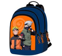 Mochila escolar naruto - doble compartimento y bolsillo frontal - bols