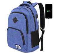 Mochila Escolar Niña Niño,Mochila Juvenil Mochila Portatil para Chico Chica Adolescente Estudiante Universidad Instituto Oficina Trabajo 15.6 pulgadas Azul