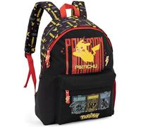 Mochila Escolar Niño para fans de Pokemon (6-12 Años/Educación Primaria) - Mochila Infantil para Colegio, Extraescolares y Viaje - Compartimento para Tablet y Porta Botellas (41x31x18 cm)