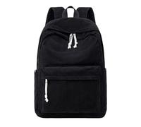 Mochila escolar para adolescentes, bolsas de libros, escuela secundaria, mujer, mochilas de viaje, mochilas para ordenador portátil, 17,3, Negro , Talla única para todos, Mochilas daypack