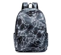 Mochila escolar para niñas y jóvenes, mochila escolar y secundaria, bolsa para portátil para adolescentes, mochila ligera de viaje, mochila de senderismo, 60 litros, Negro , Talla única para todos