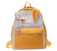 Mochila escolar para niños y niñas, bonita mochila con orejas para niños, saco de boxeo con guantes, amarillo, Taille unique