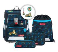 Mochila escolar paso a paso SPACE Shine - “Tiger Night Kimba” (5 piezas)