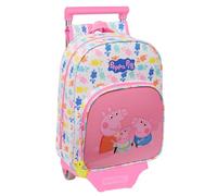 Mochila Escolar PEPPA PIG Baby Pig, Infantil 34 cm. Con Carro