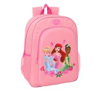 Mochila Escolar PRINCESAS DISNEY, Grande 42 cm. Adaptable