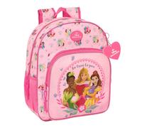 Mochila Escolar PRINCESAS DISNEY Happy, Junior 38 cm. Adaptable