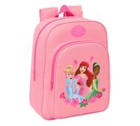 Mochila Escolar PRINCESAS DISNEY, Infantil 34 cm. Adaptable